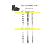 Milwaukee Leather Men's Black Leather Wide Width 6-Inch Lace-Up Logger Waterproof Motorcycle Boots MBM9096WP