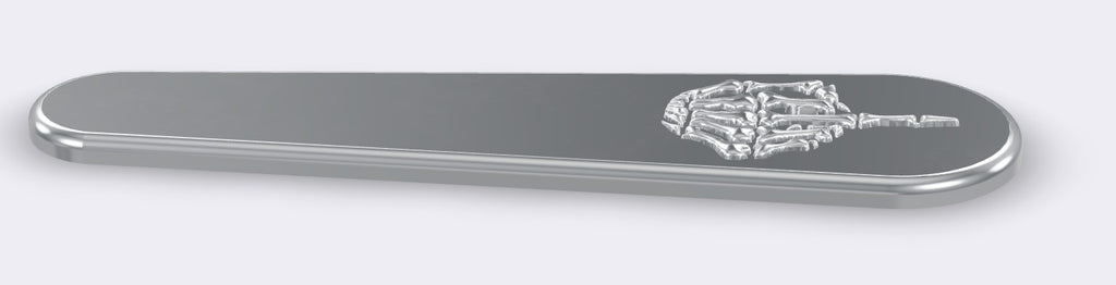 08+ touring console insert 3D middle finger – Brock Black Customs