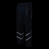 Milwaukee Leather ML1144 Men's Black Premium Leather Vented Motorcycle Rider Chaps w/ Reflective Piping