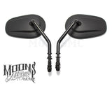 MOONSMC® Black Tapered Mirrors