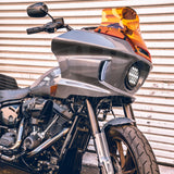 MOONSMC® 8.5 inch Softail FXLRST Windshield with Recurve