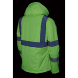 Nexgen Heat MPL2773SET Women's Heated Hoodie High-Viz Reflective - Zipper Front Sweatshirt Jacket w/ Battery Pack