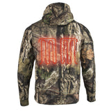 Nexgen Heat MPM1776SET Men's Camouflaged Heated Zipper Hoodies - Warming Camo Hoodie for Hunting w/ Battery