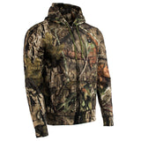 Nexgen Heat MPM1776SET Men's Camouflaged Heated Zipper Hoodies - Warming Camo Hoodie for Hunting w/ Battery