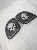 98-2023 Road Glide Innenverkleidung 3D Punisher Lautsprecher Grill Abdeckungen Set