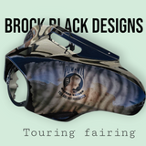 Pow Mia and American Flag fairing batwing