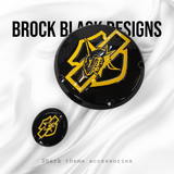 3D Shark themed derby and points cover