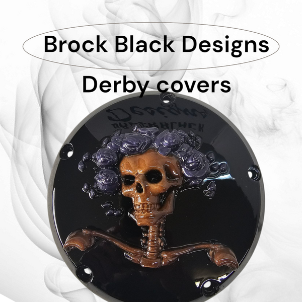 Grateful Dead Bertha derby cover – Brock Black Customs