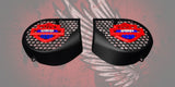 23.5+ Harley inner 3D 250 Anniversary speakers grill covers set