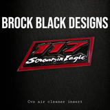 117 or 121  heavy breather screaming eagle air cleaner insert 3D motor size