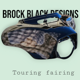 Pow Mia and American Flag fairing batwing