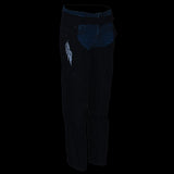 Milwaukee Leather SH1956 Women's 'Winged' Solid Black Textile Chaps