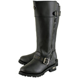 Xelement X93009 Women's 'Myna' Black Performance Knee High-Tall Leather Motorcycle Boots