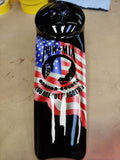 Harley Davidson Punisher and American flag console