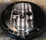 tattered flag with skull Harley clutch cover