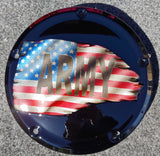 Tattered American Flag Derby cover