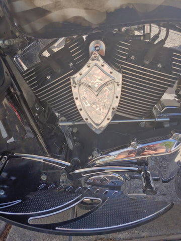Chrom-Hupenabdeckung für Harley Davidson Maximus