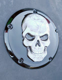 3D Skull Harley derby cover