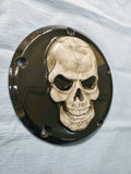3D Skull Harley derby cover