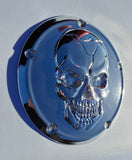 Chrome 3D skull derby Cover