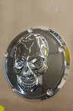 Chrome 3D skull derby Cover