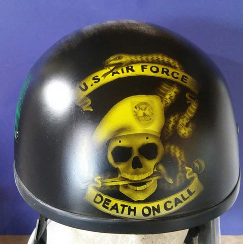 death on call air force harley helmet