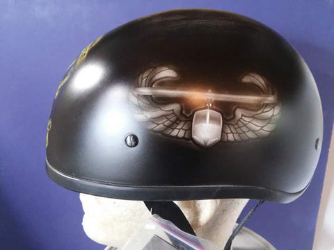 Harley Air Force themed helmet – Brock Black Customs Harley Air Force themed helmet – Brock Black Customs