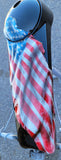 Harley Davidson tattered and worn American flag set