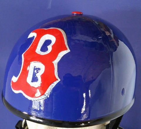 bike helmet boston Harley Boston Red Sox Helmet – Brock Black Customs