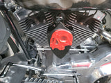 3D twisted skull  Harley horn cover