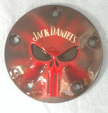 Jack Daniels Punisher durchbricht Harley-Punkteabdeckung