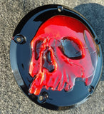 harley clutch cover with skull