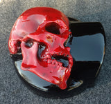 3d red skull air cleaner