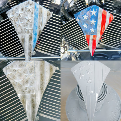American flag horn cover