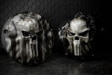 Punisher skull Harley derby and points cover