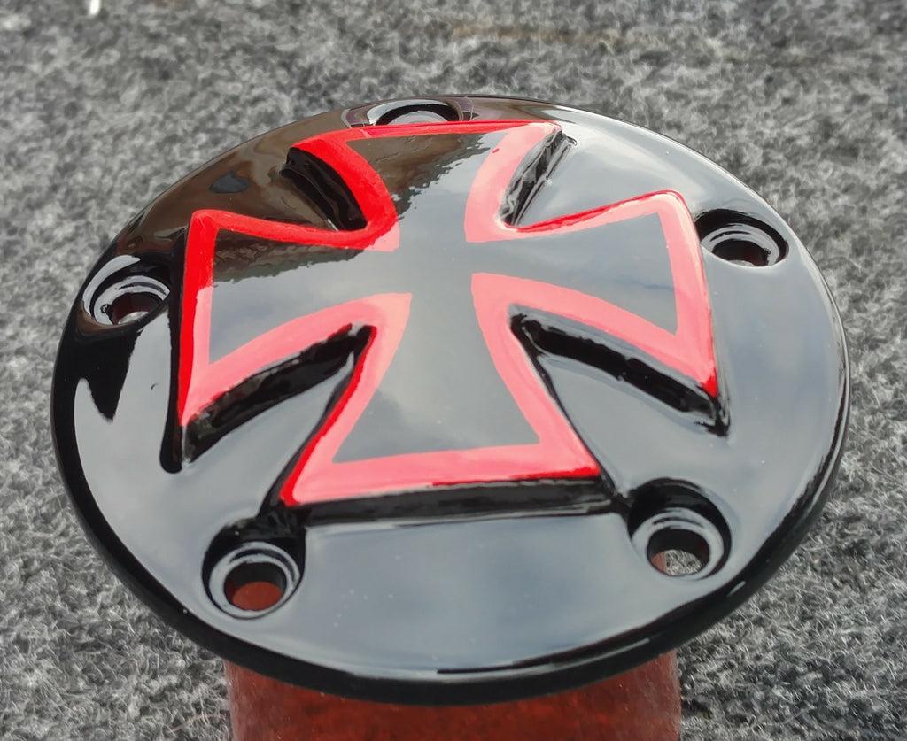 Harley Maltese cross points cover – Brock Black Customs