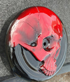 harley air cleaner realistic skull