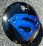 Superman Harley fuel door
