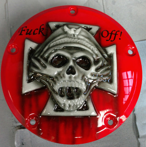 Harley Maltese Iron Cross Soldier Derby  Cover