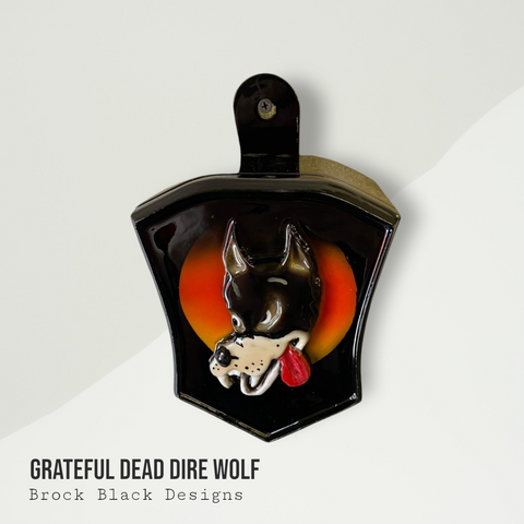 Grateful Dead Dire Wolf Hornabdeckung 3D-Modell