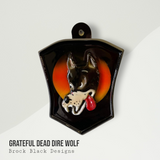 3D Grateful Dead dire wolf horn cover