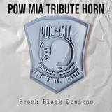 POW MIA tribute horn cover