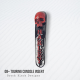 08+ touring console insert 3D ancient skull