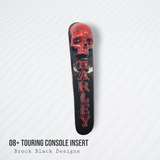 08+ touring console insert 3D ancient skull