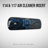 114 & 117 air cleaner insert 3D ancient skull