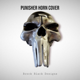 3D Punisher skull horn cover Canadian flag