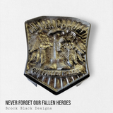 Hornabdeckung „Never Forget Our Fallen Heroes“