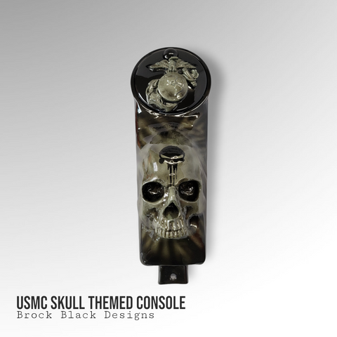 Konsole mit USMC-Motiv „Antiker Totenkopf“ 3D-Modell