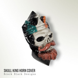 3D skull king horn cover