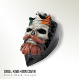 3D skull king horn cover
